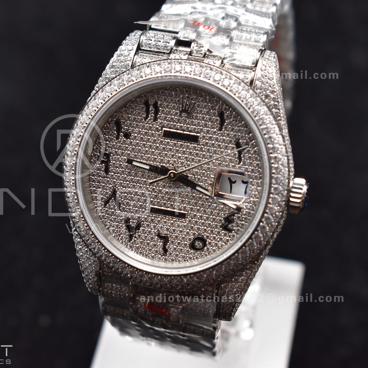 JDF 41mm Best Version Diamond DateJust Arabic Markers